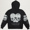 Pleasures Double Skull Hoodie (Black)