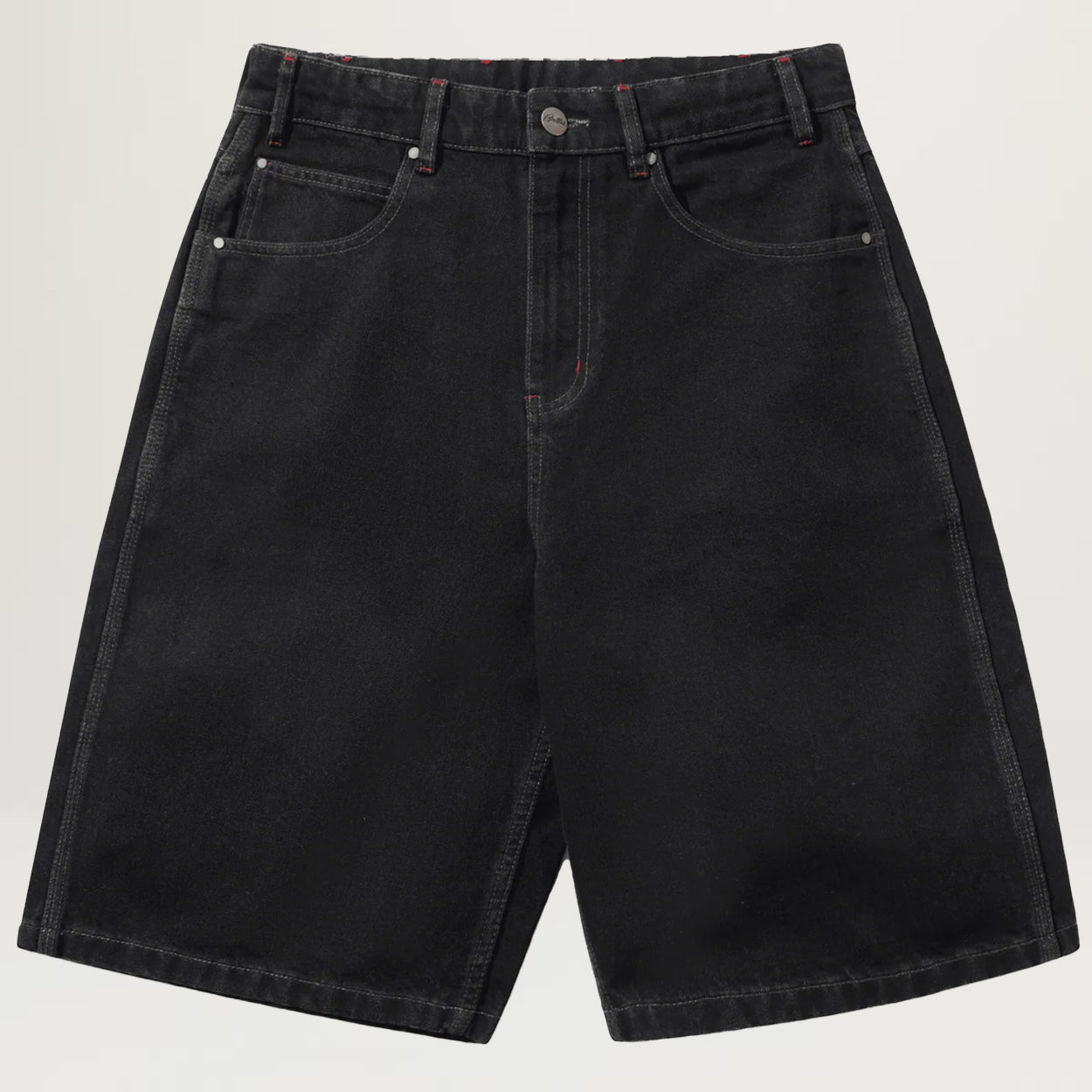 Butter Goods Dragon Denim Shorts (Washed Black)