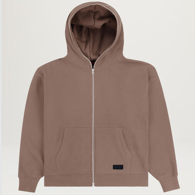 Pleasures Dragon Zip Hoodie (Brown)