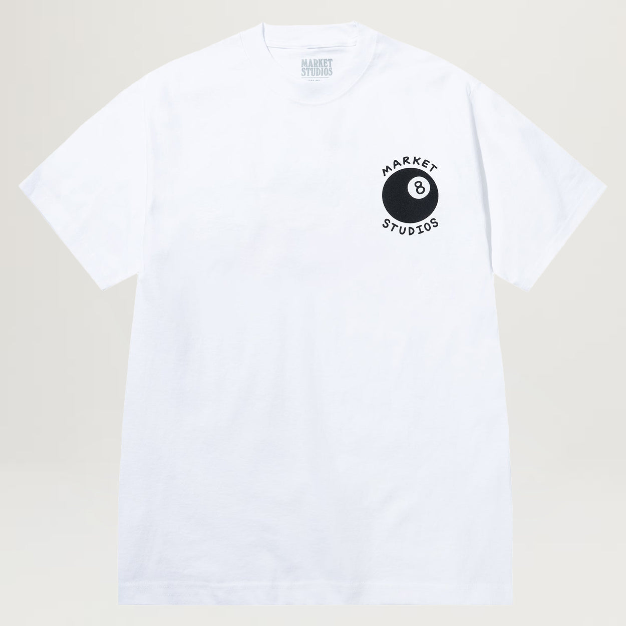 Market Eight Ball Tee (White)