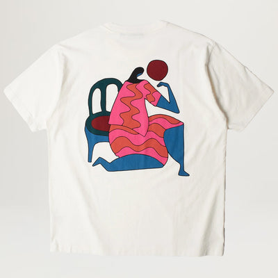 Parra Face Ball Tee Off White NewYakCity