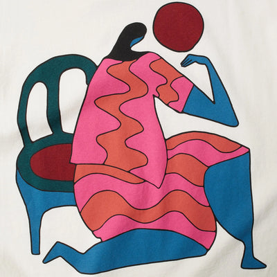 Parra Face Ball Tee (Off-White)