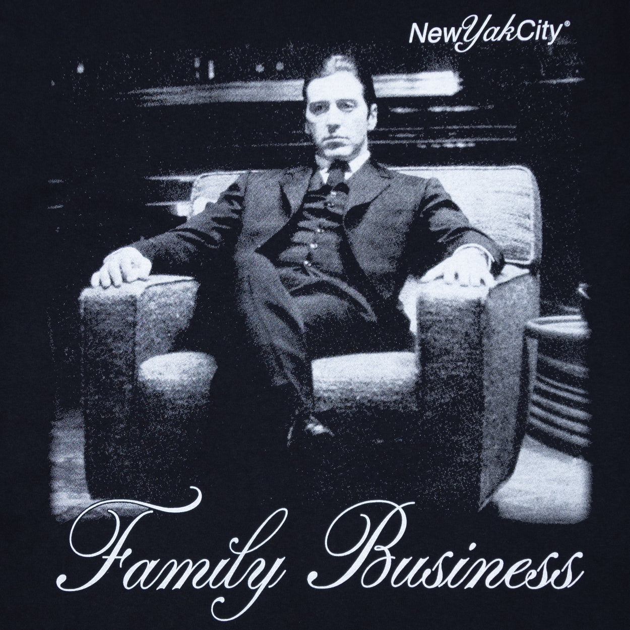 NewYakcity Family Business Tee (Washed Black)