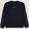 Pleasures Fiery Heavyweight L/S Tee (Black)