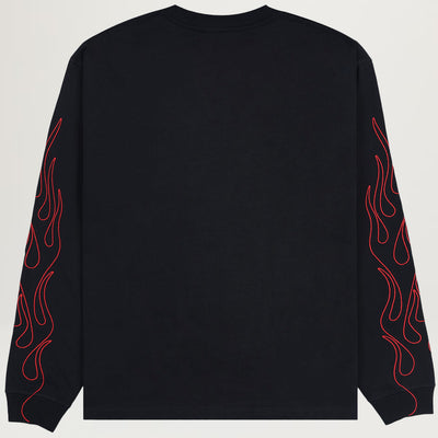 Pleasures Fiery Heavyweight L/S Tee (Black)