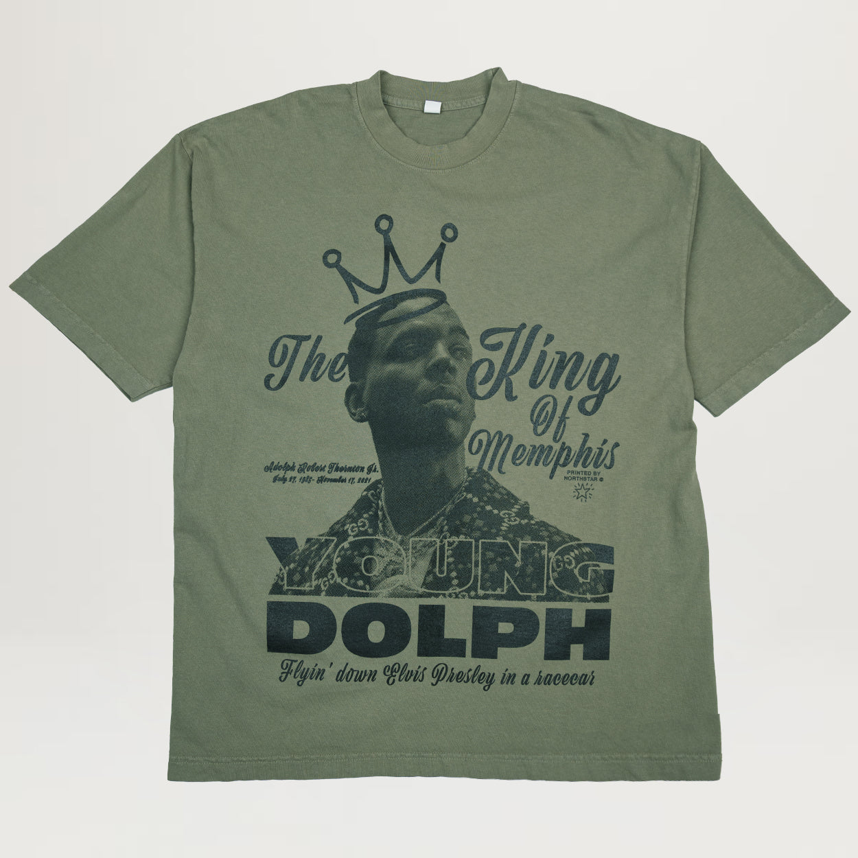 NYC King Of Memphis Tee (Army Green)