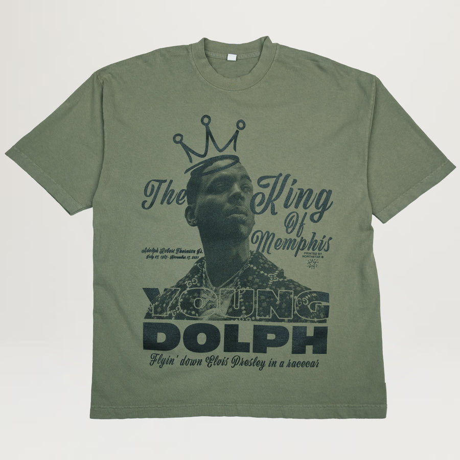 NYC King Of Memphis Tee (Army Green)