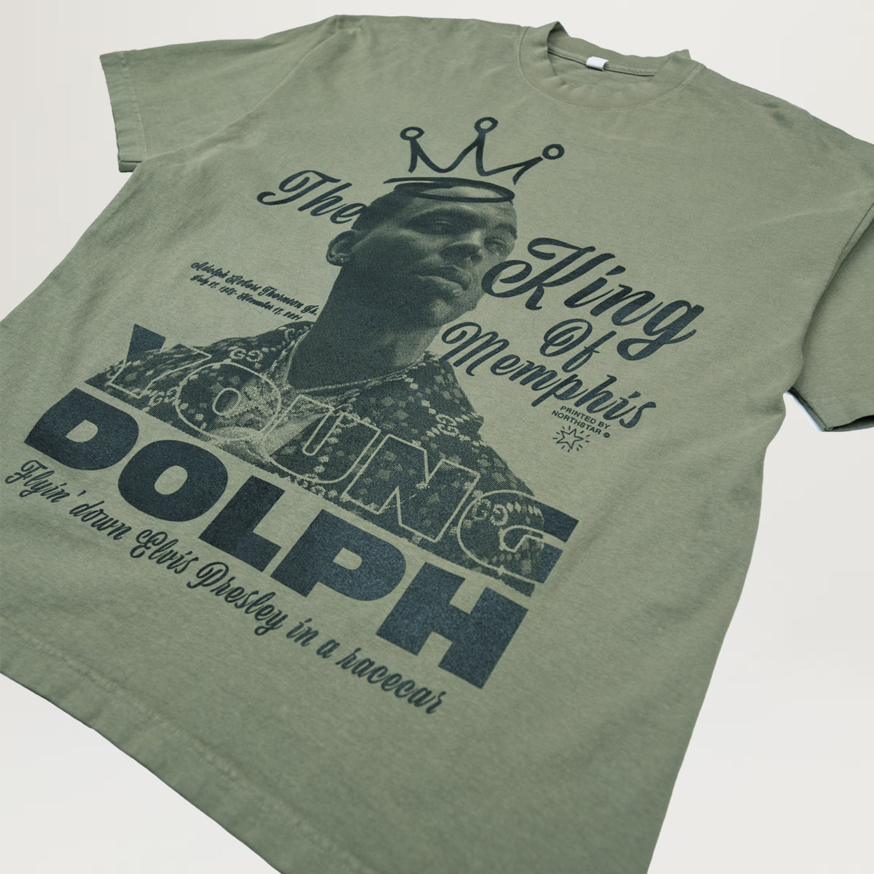 NYC King Of Memphis Tee (Army Green)