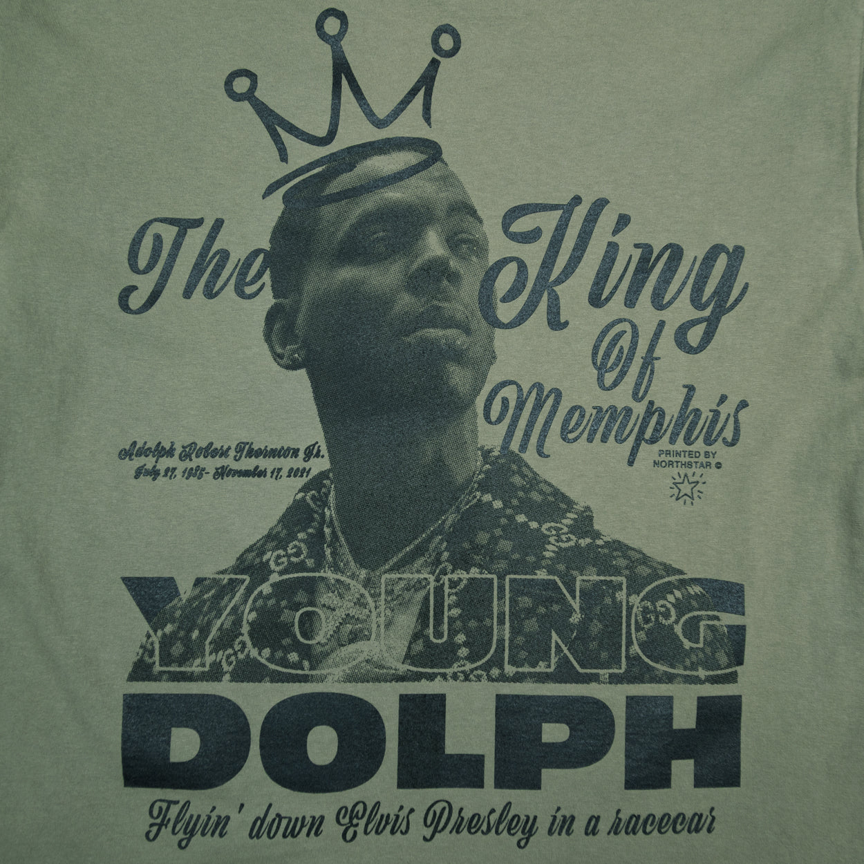 NYC King Of Memphis Tee (Army Green)