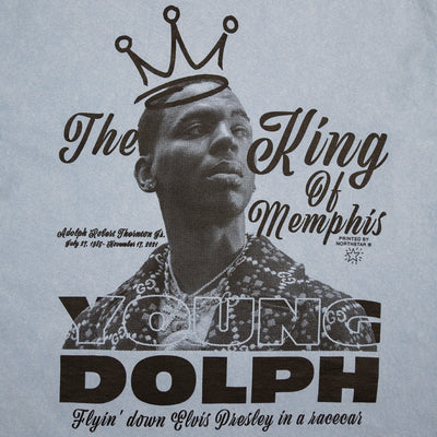 NYC King Of Memphis Tee (Light Blue Enzyme Wash)