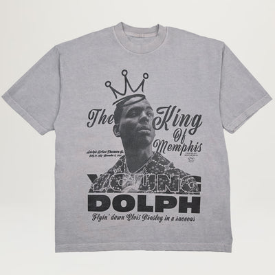 NYC King Of Memphis Tee (Washed Grey)