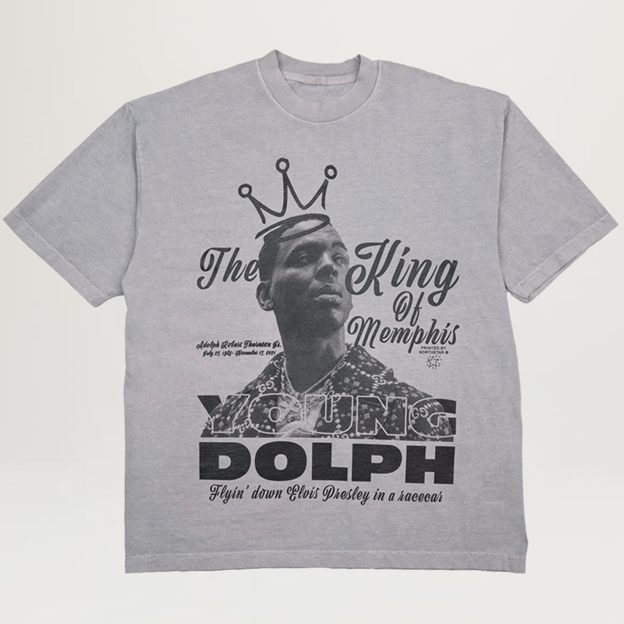 NYC King Of Memphis Tee (Washed Grey)