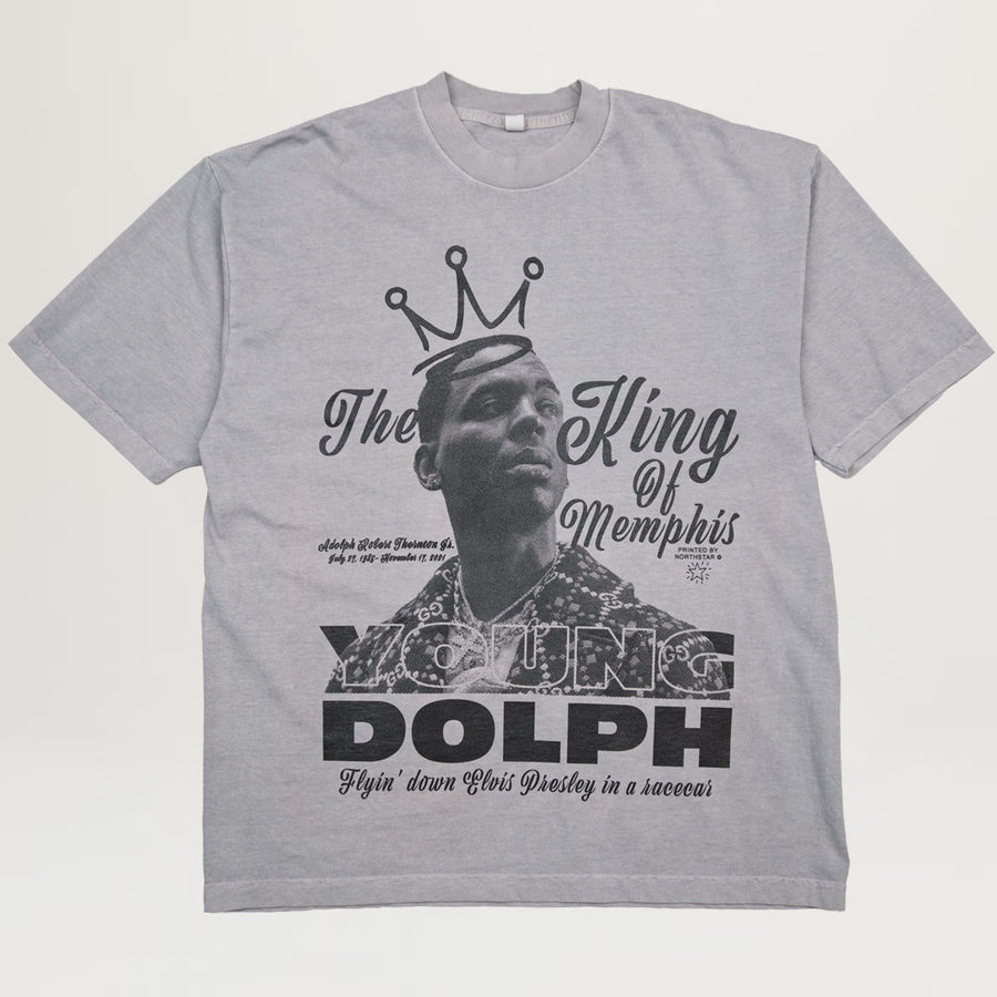 NYC King Of Memphis Tee (Washed Grey)
