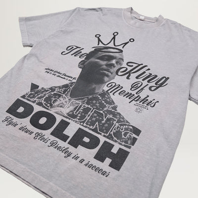 NYC King Of Memphis Tee (Washed Grey)