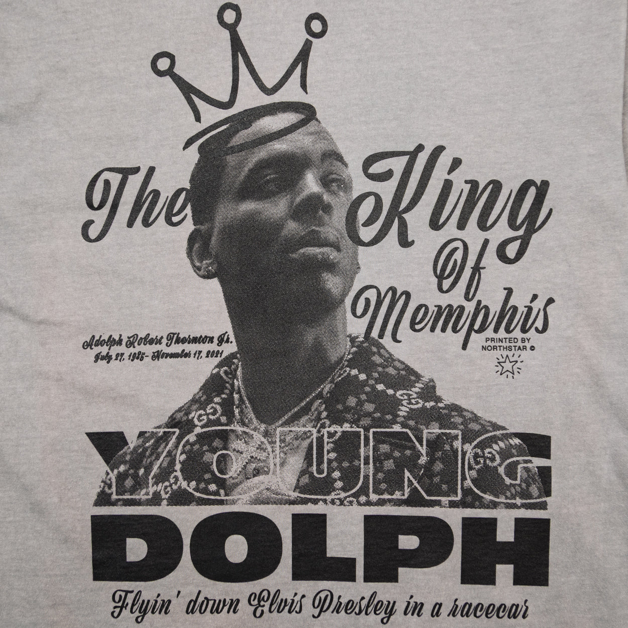 NYC King Of Memphis Tee (Washed Grey)