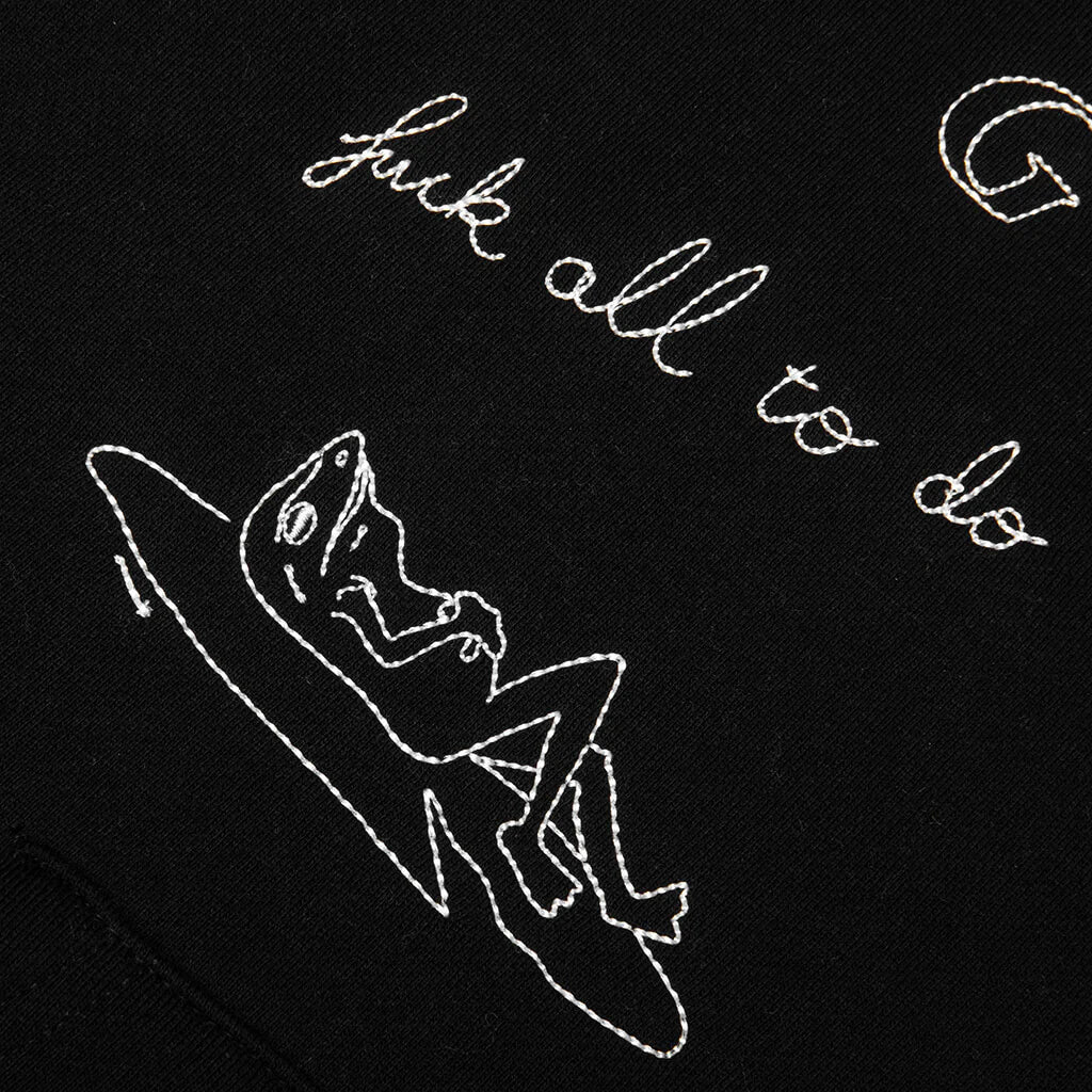 Jungles Fuck It All Zip Hoodie (Black)
