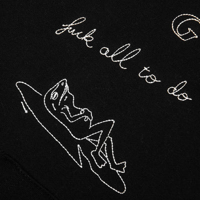 Jungles Fuck It All Zip Hoodie (Black)