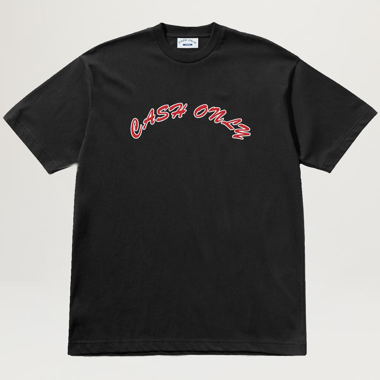Cash Only Grid Logo Tee (Black)