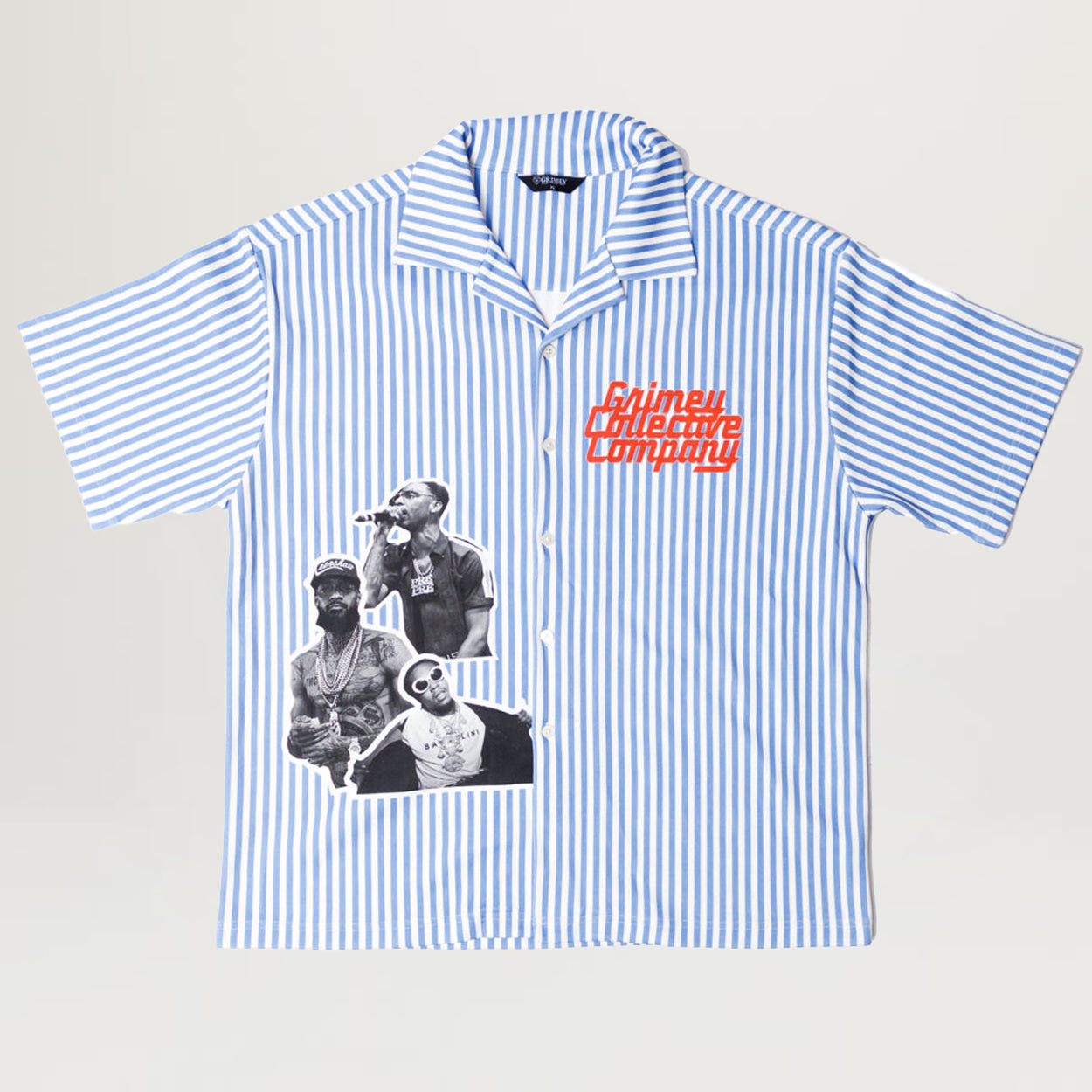 Grimey Unfinished Legacy Tee (Blue/White)