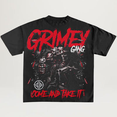 Grimey Guns Blazin Tee (Black)