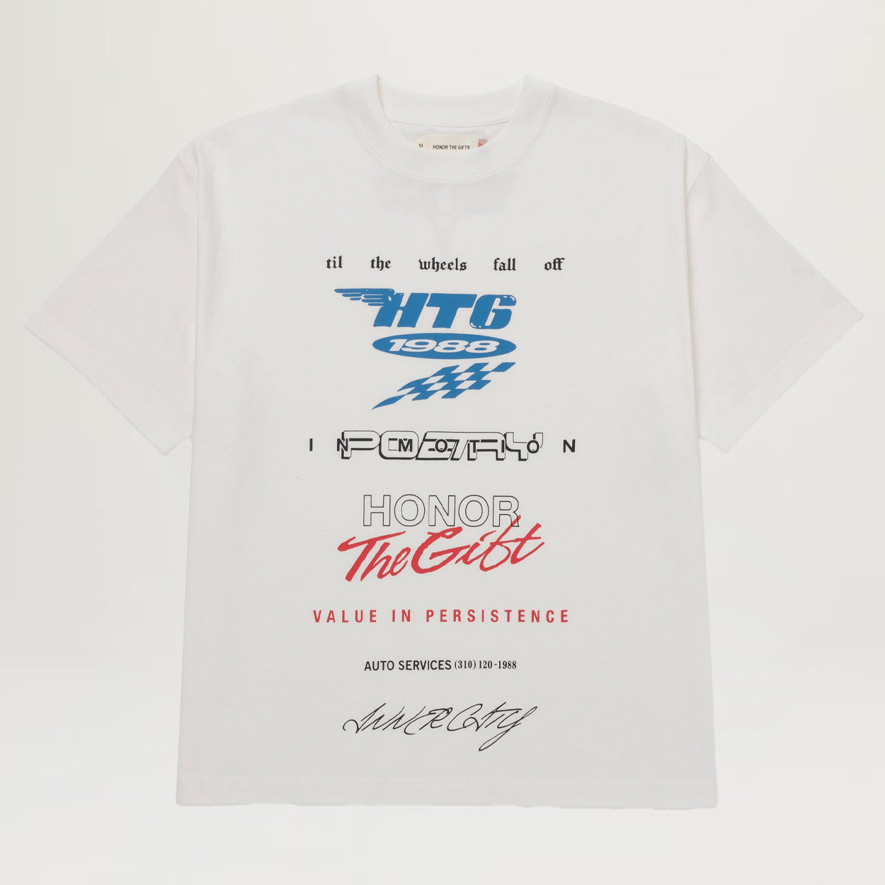 HTG Persistence Race Tee (White)