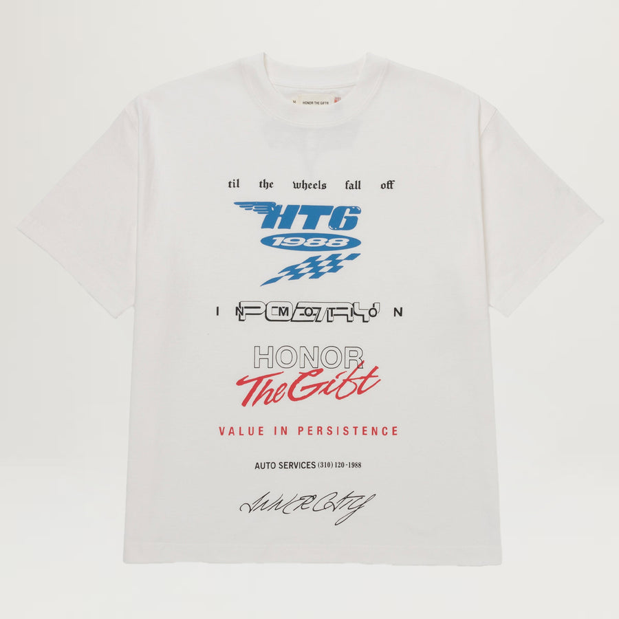 HTG Persistence Race Tee (White)
