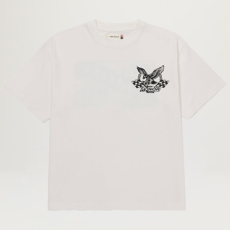 HTG Vintage Oil Tee (White)