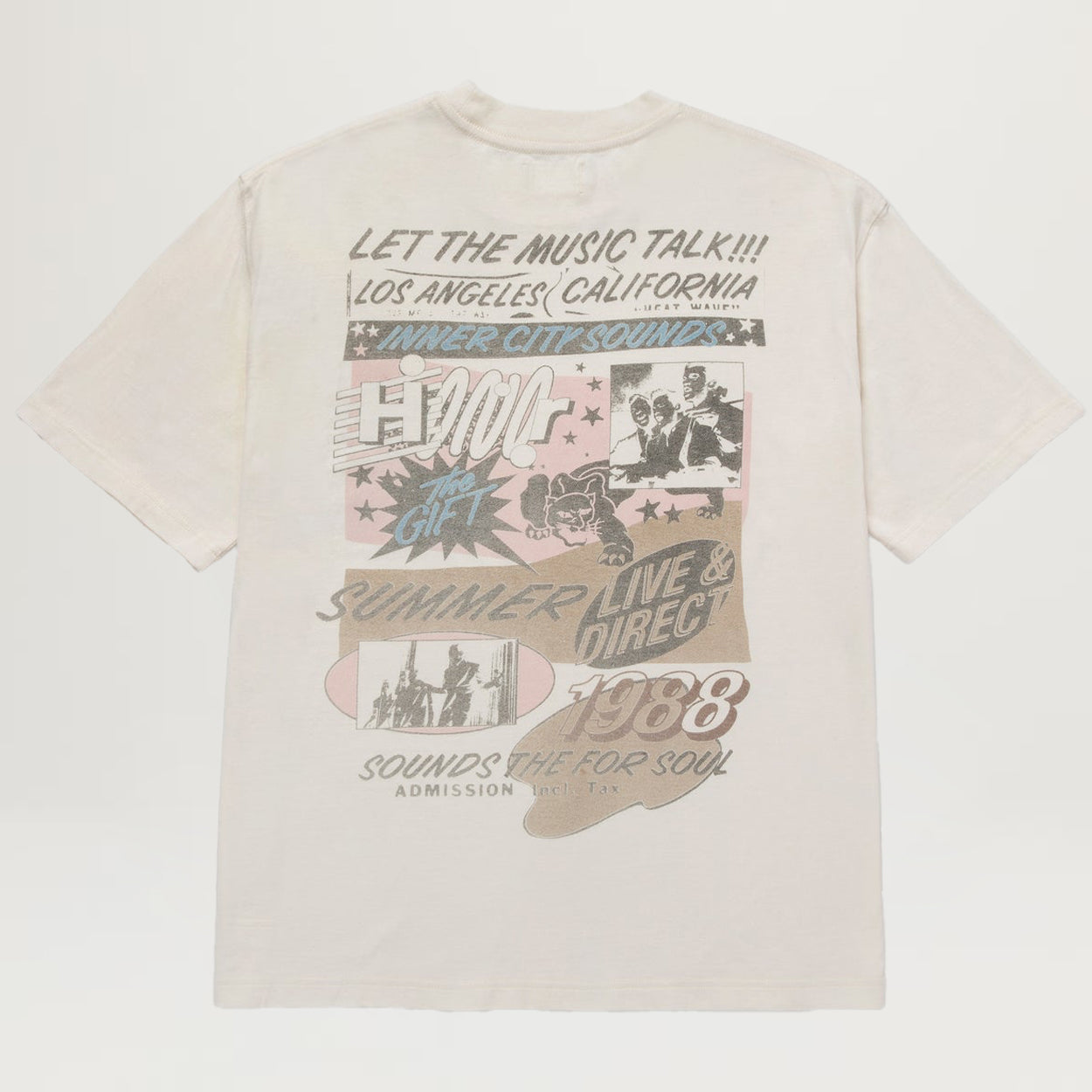 HTG Music Language Tee (Cream)