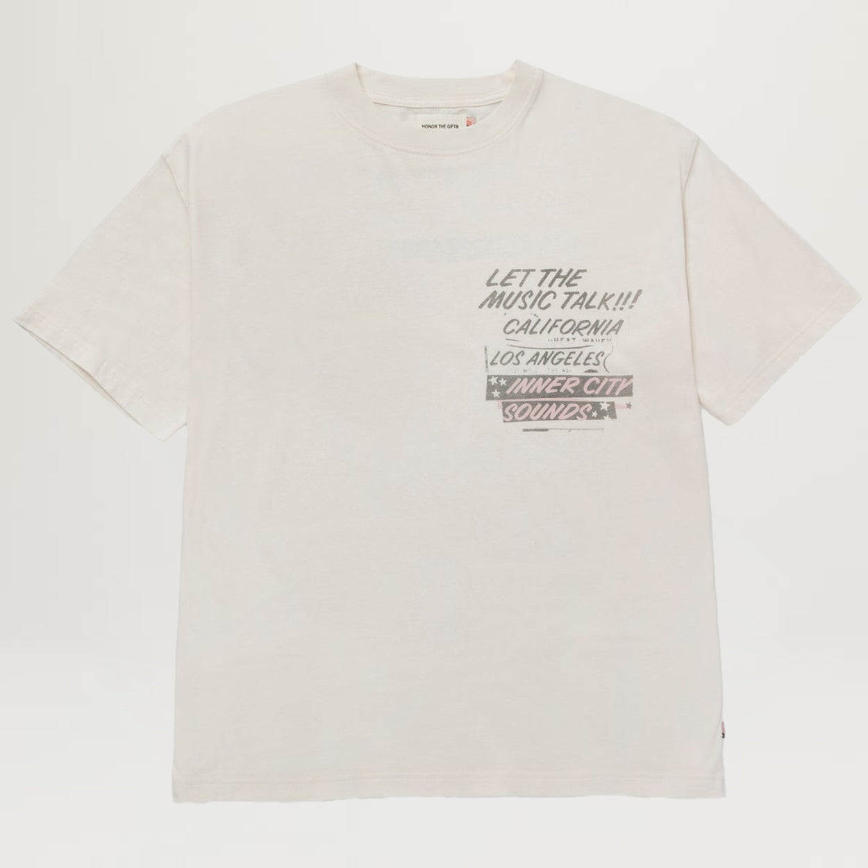 HTG Music Language Tee (Cream)