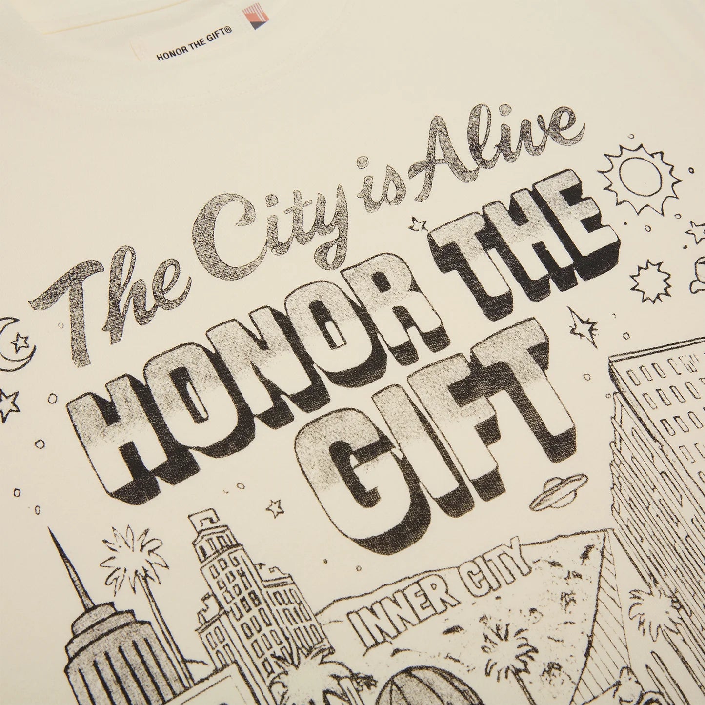 HTG The City Is Alive Tee (Bone)