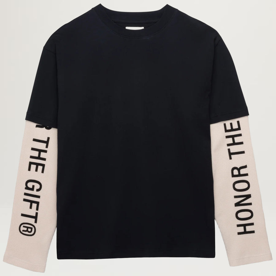 HTG Honor Double Sleeve Tee (Black)