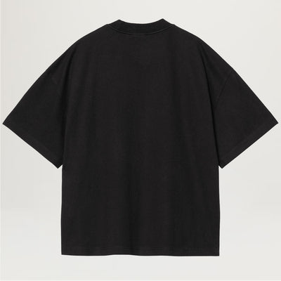 Carhartt WIP Hackwork Tee (Black Heavy Stone Washed)