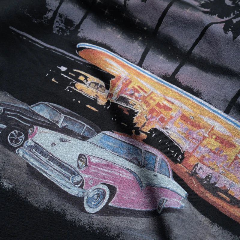 Icecream Diamond Knit Tee (Stretch Limo)