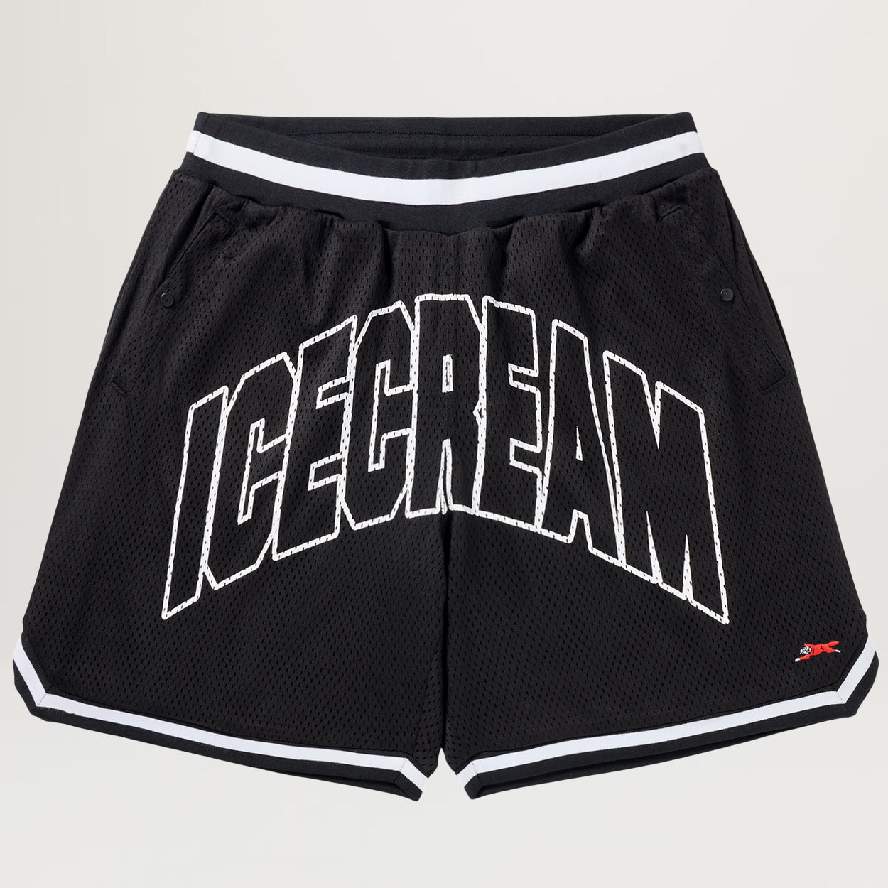 Icecream Dippin Mesh Shorts (Black)