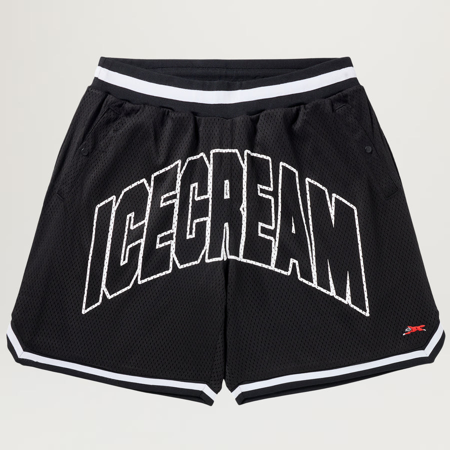 Icecream Dippin Mesh Shorts (Black)