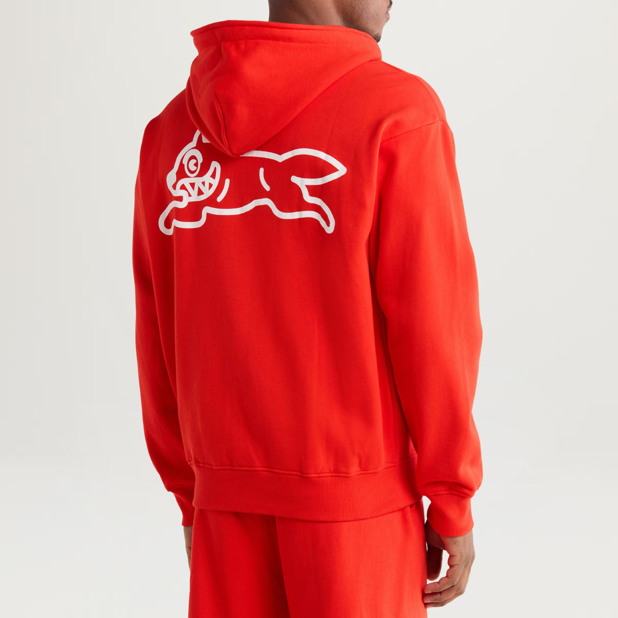 Icecream Hard Shell Hoodie (Fiery Red)
