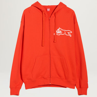 Icecream Hard Shell Hoodie (Fiery Red)