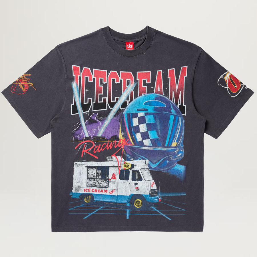 Icecream Icecream Racing Knit Tee (Charcoal Art)