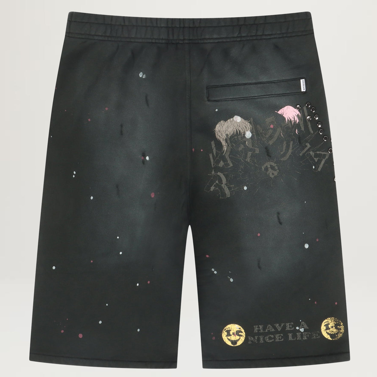 Icecream Milk Shake Terry Shorts (Jet Set)