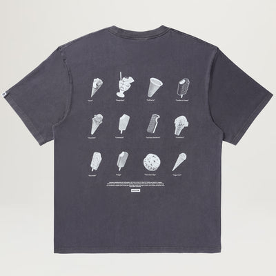 Icecream Options Knit Tee (Charcoal Art)
