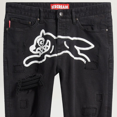 Icecream Returner Jeans (Black Chocolate Chip)