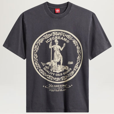 Icecream Seal Knit Tee (Charcoal Art)