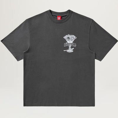 Icecream Spoon SS Knit Tee (Charcoal Art)
