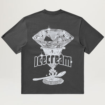 Icecream Spoon SS Knit Tee (Charcoal Art)