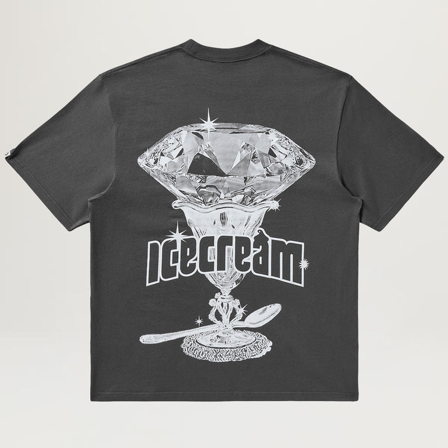 Icecream Spoon SS Knit Tee (Charcoal Art)
