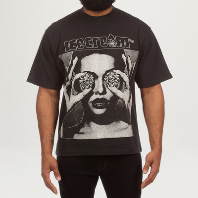 Icecream These Eyes Knit Tee (Jet Set)