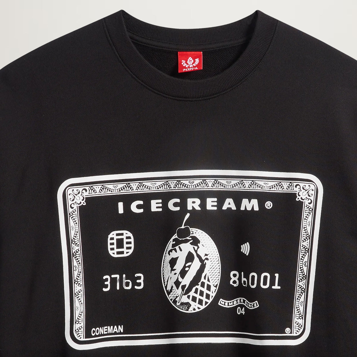 Icecream Card Sweatshirt (Black)