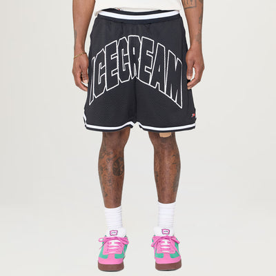 Icecream Dippin Mesh Shorts (Black)