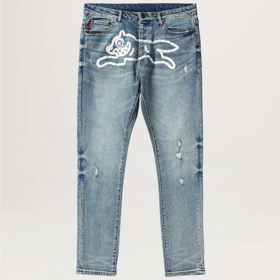 Icecream Mechanic Jeans (Blue Cherry)