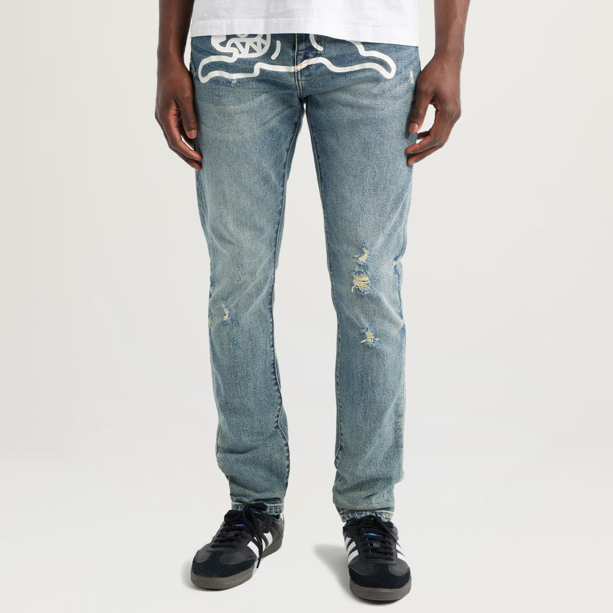 Icecream Mechanic Jeans (Blue Cherry)